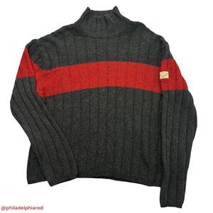 Vintage Y2K 2000’s Abercrombie and Fitch Mock neck Wool blend sweater mens XL